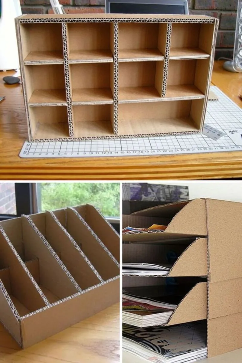 Tủ carton tái chế thân thiện môi trường