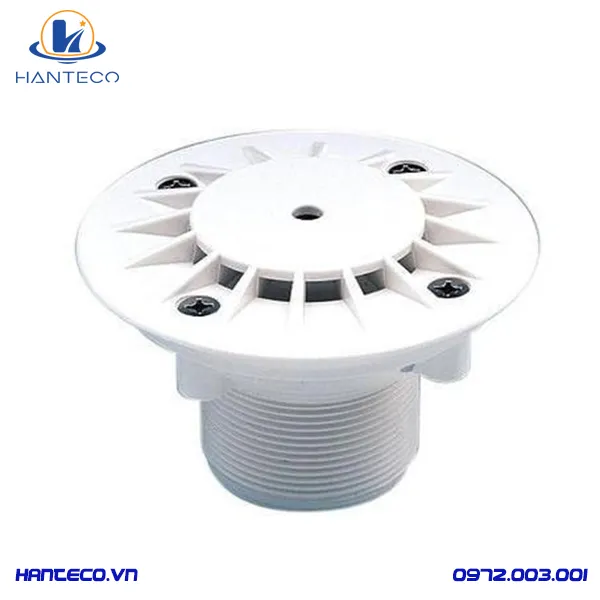 Mắt trả nước đáy bể Midas 2825 màu trắng, thân nhựa ABS, vòng đệm cao su và ốc vít thép không gỉ