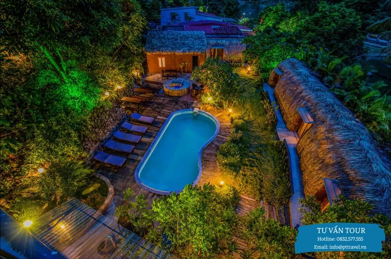 Sadhu Garden Inn với thiết kế gần gũi thiên nhiên và bể bơi