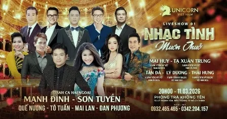Poster Nhạc Tình Muôn Thuở ngày 18/03/2026