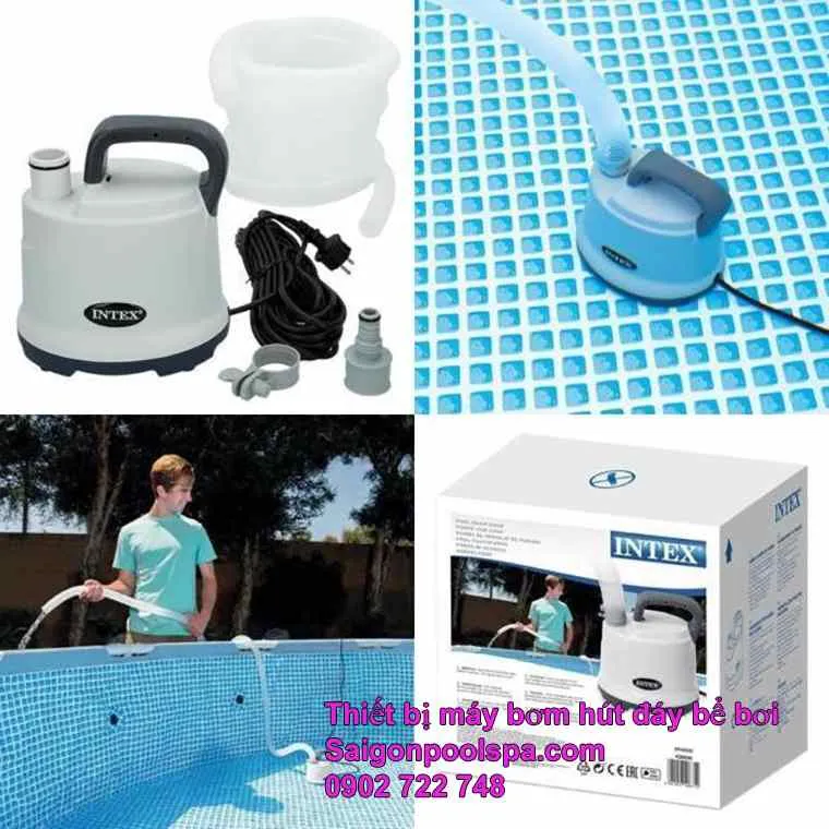 Máy bơm hút cặn bể bơi