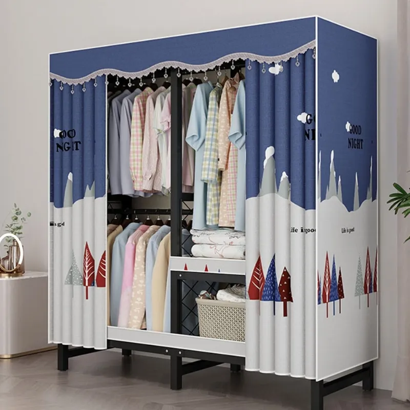 Tủ quần áo vải gấp gọn thông minh, tiện lợi