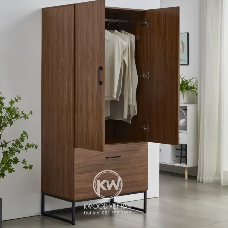 Lưu ý khi thiết kế tủ quần áo cho phòng ngủ nhỏ