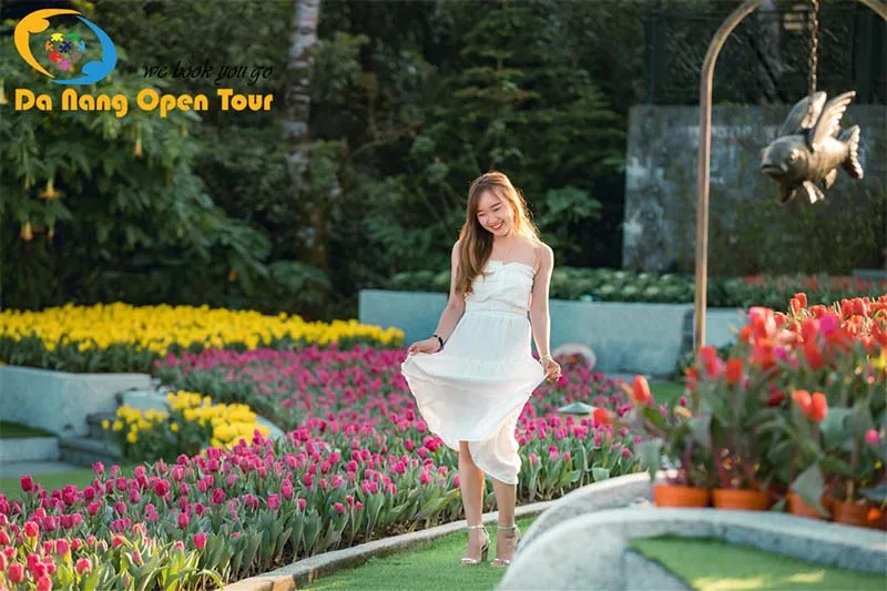 Vườn hoa Le Jardin D'Amour Bà Nà Hills - điểm check-in lãng mạn