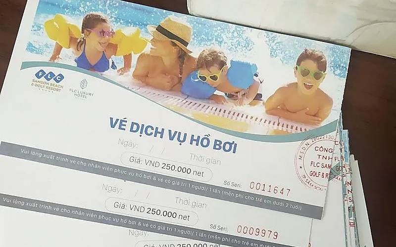 Vé bể bơi nước mặn FLC Sầm Sơn