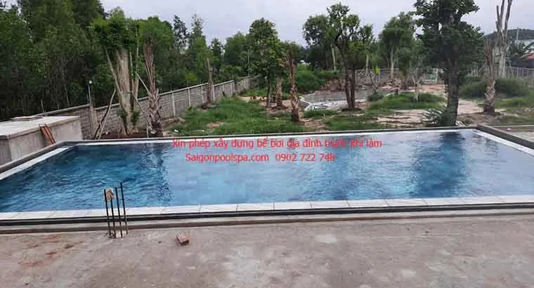 Thủ tục xin phép xây hồ bơi