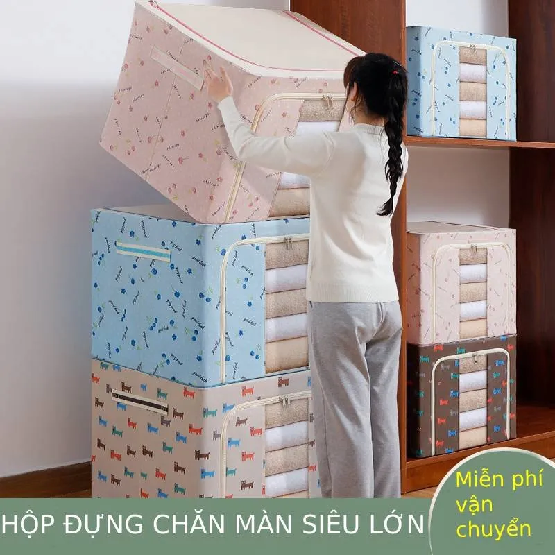 Hộp khung thép đựng đồ 80L tiện dụng